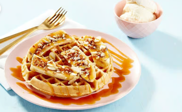 Banoffee Brulee Waffle